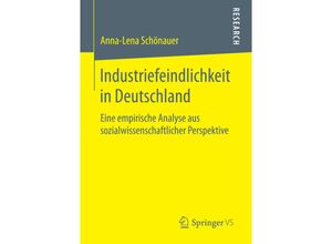 9783658145255 - Industriefeindlichkeit in Deutschland - Anna-Lena Schönauer Kartoniert (TB)