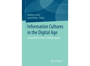 9783658146795 - Information Cultures in the Digital Age Kartoniert (TB)