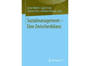 9783658148959 - Sozialmanagement - Eine Zwischenbilanz Kartoniert (TB)