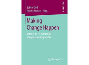 9783658149789 - Making Change Happen Kartoniert (TB)