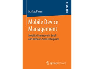 9783658150457 - Mobile Device Management - Markus Pierer Kartoniert (TB)