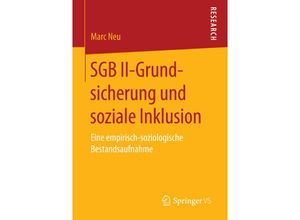 9783658157647 - SGB II-Grundsicherung und soziale Inklusion - Marc Neu Kartoniert (TB)