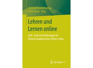 9783658157968 - Lehren und Lernen online Kartoniert (TB)