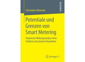 9783658160630 - Potentiale und Grenzen von Smart Metering - Christopher Meinecke Kartoniert (TB)