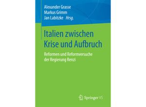 9783658160913 - Italien zwischen Krise und Aufbruch - Alexander Grasse Kartoniert (TB)