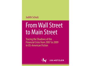 9783658162672 - From Wall Street to Main Street - Judith Schulz Kartoniert (TB)