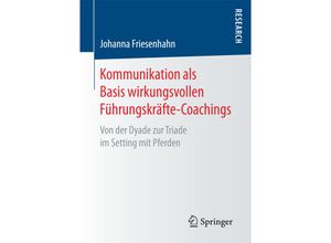 9783658162726 - Kommunikation als Basis wirkungsvollen Führungskräfte-Coachings - Johanna Friesenhahn Kartoniert (TB)