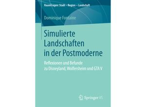 9783658164454 - RaumFragen Stadt - Region - Landschaft   Simulierte Landschaften in der Postmoderne - Dominique Fontaine Kartoniert (TB)