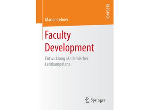 9783658165048 - Faculty Development - Marion Lehner Kartoniert (TB)