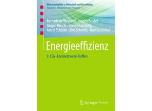 9783658172244 - Energieeffizienz - Bernadette Weyland Jürgen Bruder Jürgen Hirsch Steven Lambeck Astrid Schülke Jörg Schmidt Hannes Utikal Kartoniert (TB)