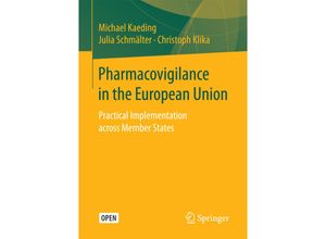 9783658172756 - Pharmacovigilance in the European Union - Michael Kaeding Julia Schmälter Christoph Klika Kartoniert (TB)