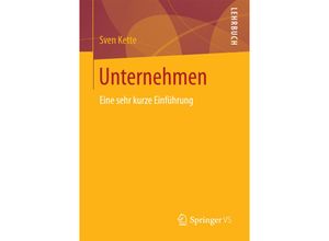 9783658180737 - Unternehmen - Sven Kette Kartoniert (TB)