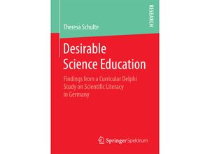 9783658182533 - Desirable Science Education - Theresa Schulte Kartoniert (TB)