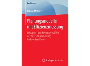 9783658185411 - BestMasters   Planungsmodelle mit Effizienzmessung - Fabian Metasch Kartoniert (TB)