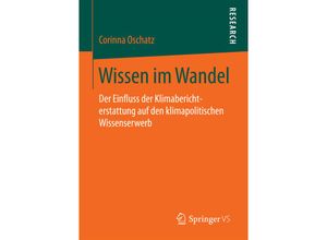 9783658188313 - Wissen im Wandel - Corinna Oschatz Kartoniert (TB)