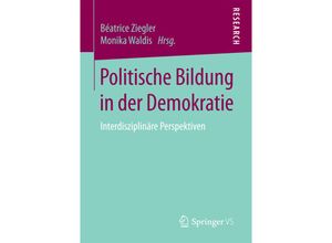 9783658189327 - Politische Bildung in der Demokratie Kartoniert (TB)