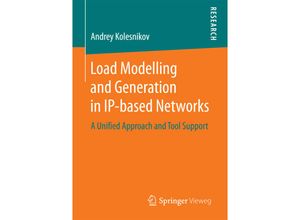 9783658191016 - Load Modelling and Generation in IP-based Networks - Andrey Kolesnikov Kartoniert (TB)