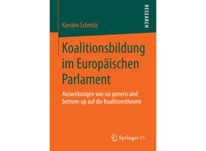 9783658194710 - Koalitionsbildung im Europäischen Parlament - Karsten Schmitz Kartoniert (TB)