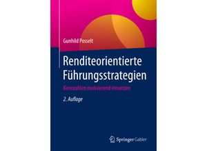 9783658195625 - Renditeorientierte Führungsstrategien - Gunhild Posselt Kartoniert (TB)