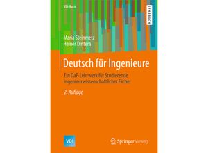 9783658197681 - Deutsch für Ingenieure - Maria Steinmetz Heiner Dintera Gebunden