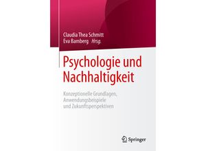 9783658199647 - Psychologie und Nachhaltigkeit Kartoniert (TB)