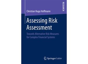 9783658200312 - Assessing Risk Assessment - Christian Hugo Hoffmann Kartoniert (TB)