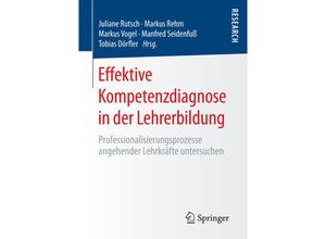 9783658201203 - Research   Effektive Kompetenzdiagnose in der Lehrerbildung Kartoniert (TB)