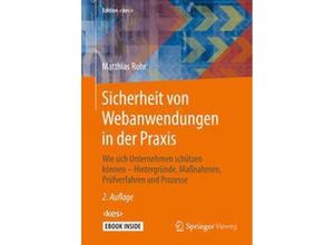 9783658201449 - Sicherheit von Webanwendungen in der Praxis m 1 Buch m 1 E-Book - Matthias Rohr Kartoniert (TB)