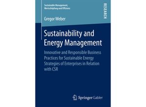 9783658202217 - Sustainable Management Wertschöpfung und Effizienz   Sustainability and Energy Management - Gregor Weber Kartoniert (TB)