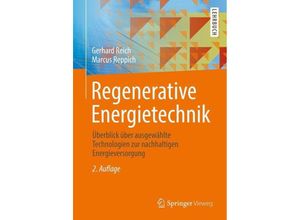 9783658206079 - Regenerative Energietechnik - Gerhard Reich Marcus Reppich Kartoniert (TB)