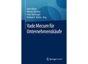 9783658207540 - Vade Mecum für Unternehmenskäufe Kartoniert (TB)