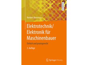 9783658208370 - Elektrotechnik   Elektronik für Maschinenbauer - Herbert Bernstein Kartoniert (TB)