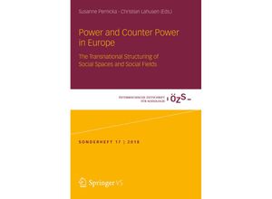 9783658213138 - Power and Counter Power in Europe Kartoniert (TB)