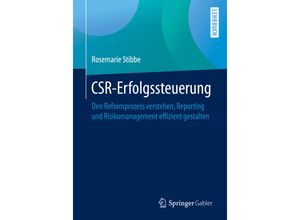 9783658213282 - CSR-Erfolgssteuerung - Rosemarie Stibbe Kartoniert (TB)