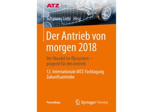 9783658214180 - Proceedings   Der Antrieb von morgen 2018 Kartoniert (TB)