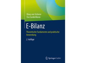 9783658214975 - E-Bilanz - Klaus von Sicherer Eva Cunderlíková Kartoniert (TB)