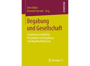 9783658217600 - Research   Begabung und Gesellschaft Kartoniert (TB)