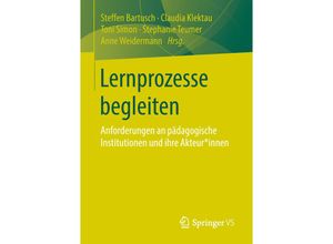 9783658219239 - Lernprozesse begleiten Kartoniert (TB)