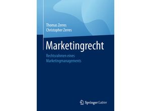 9783658221584 - Marketingrecht - Thomas Zerres Christopher Zerres Kartoniert (TB)