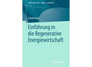 9783658224158 - RaumFragen Stadt - Region - Landschaft   Einführung in die Regenerative Energiewirtschaft - Sandra Hook Kartoniert (TB)