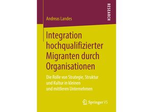 9783658227760 - Integration hochqualifizierter Migranten durch Organisationen - Andreas Landes Kartoniert (TB)