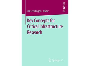 9783658229191 - Key Concepts for Critical Infrastructure Research Kartoniert (TB)