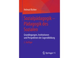 9783658232412 - Sozialpädagogik - Pädagogik des Sozialen - Helmut Richter Kartoniert (TB)