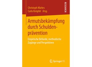 9783658239336 - Armutsbekämpfung durch Schuldenprävention Kartoniert (TB)