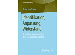 9783658241940 - Identifikation Anpassung Widerstand - Heide von Felden Kartoniert (TB)