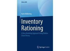 9783658242541 - Edition KWV   Inventory Rationing - Karin Möllering Kartoniert (TB)