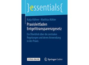 9783658254018 - Essentials   Praxisleitfaden Entgelttransparenzgesetz - Katja Häferer Matthias Köhler Kartoniert (TB)