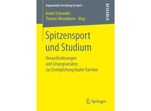 9783658254070 - Angewandte Forschung im Sport   Spitzensport und Studium Kartoniert (TB)