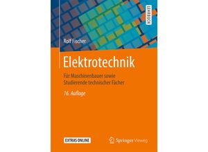 9783658256432 - Springer-Lehrbuch   Elektrotechnik - Rolf Fischer Kartoniert (TB)