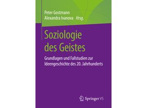 9783658257217 - Soziologie des Geistes Kartoniert (TB)